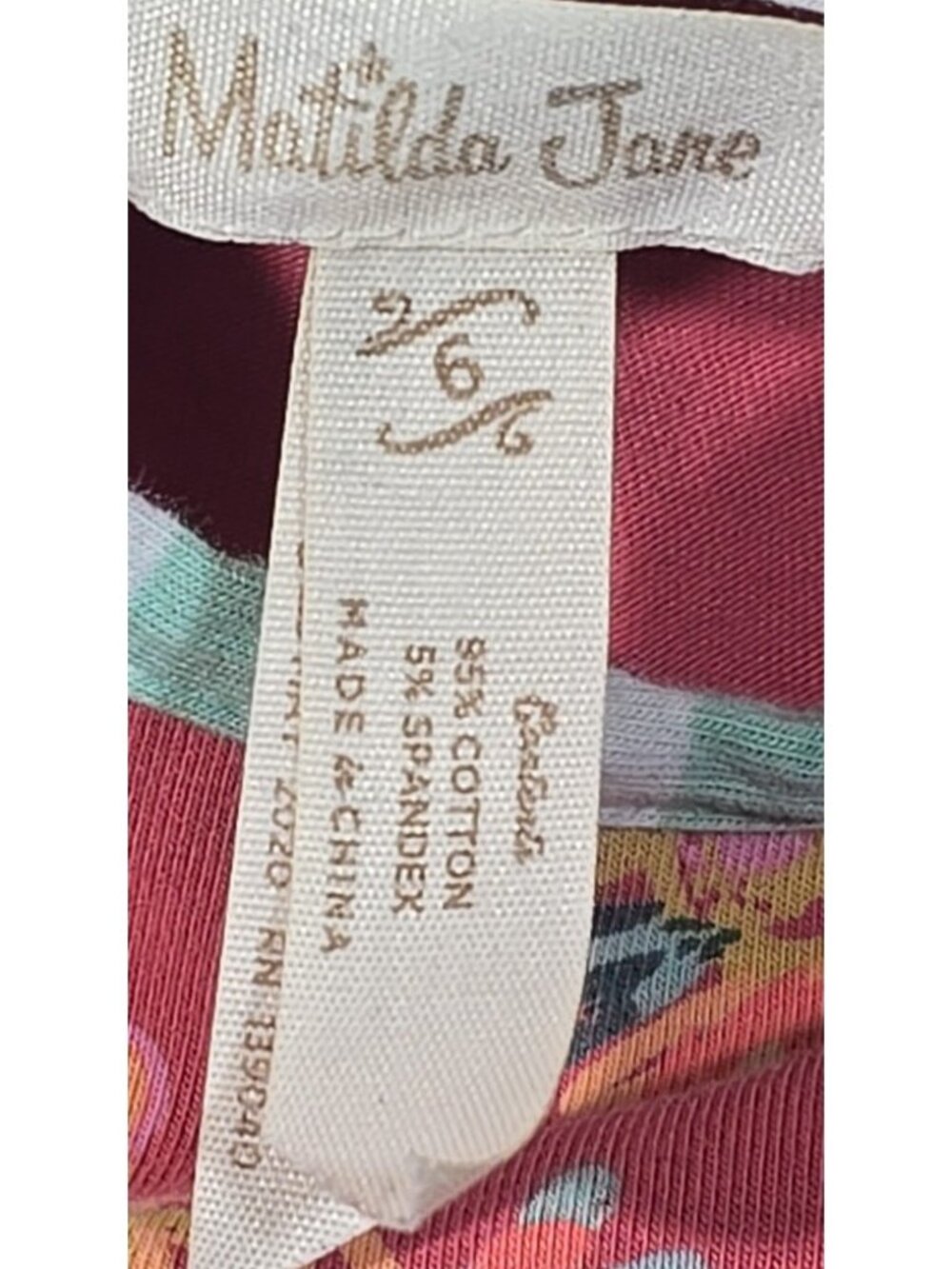 Matilda Jane Wonderment Rosie Posie Dress Whimsical Ruffles Stretch Girl's 6 - Picture 8 of 10